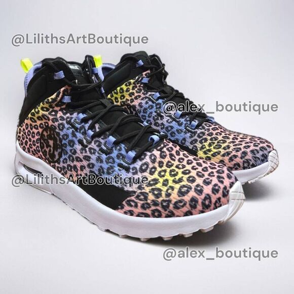 Zumba Air Funk Multicolor Cheetah Mid Top Unisex Sneakers(F004)-Size 9 - Picture 3 of 11
